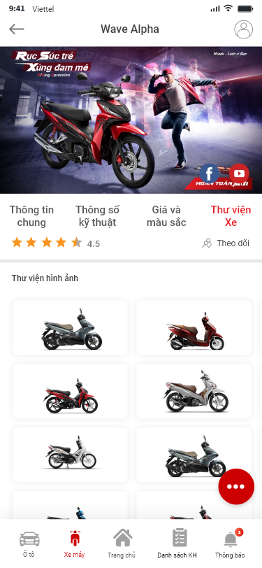 App ô tô / Xe máy